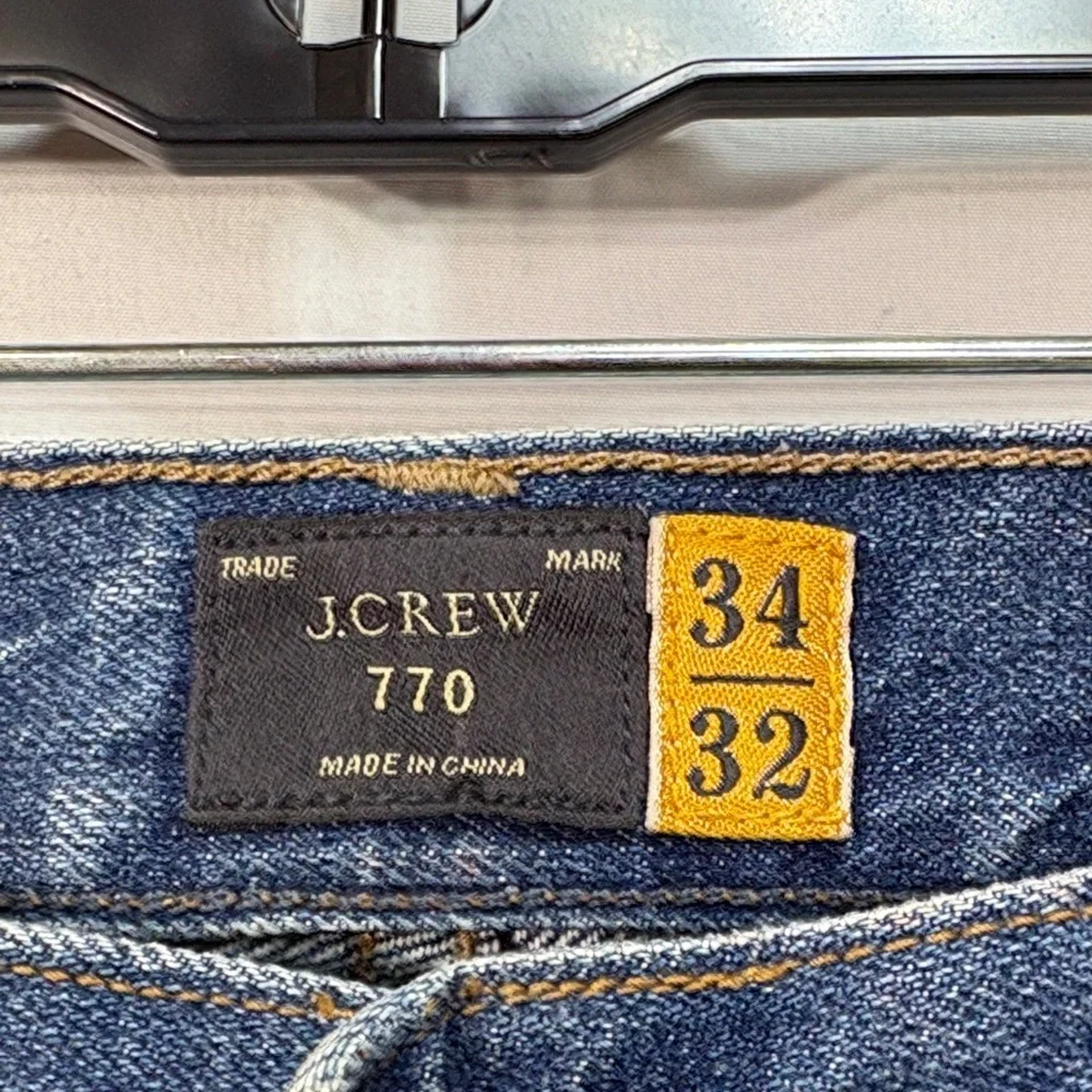 👂🏽J. Crew 770 Denim Straight Jeans: